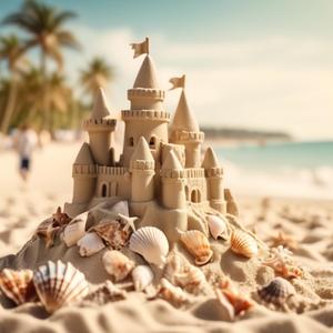 Burg am Strand, playful positive upbeat eurodance