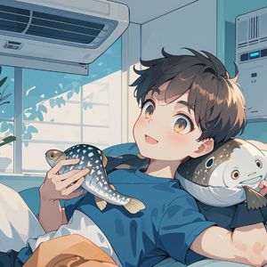 空调房有一条保鲜的咸鱼