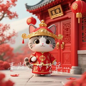 喜财天降好运来