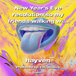 New Year’s Eve resolution(so my friends walking with my resolution today)