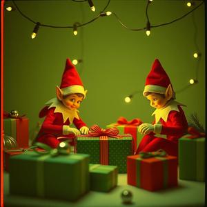 I Caught Daddy Wrapping Gifts with Mrs. Claus