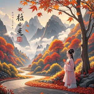 红叶翩翩寄相思-张青华