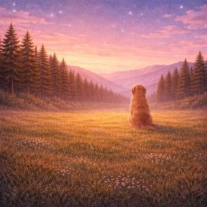 lofi calm evening dog