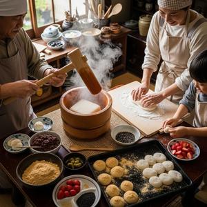 お餅つきをしよう！