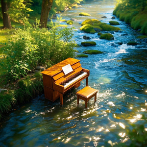 催眠曲溪流白噪：溪水、轻响、宁静、安详