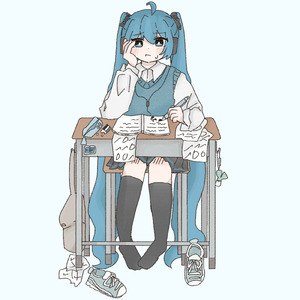 試験勉強、困難状態。 (feat. 初音ミク)