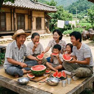첫 수박을 쪼개며 (Korea Version)