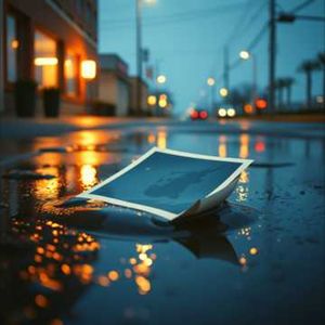 Rain-Slicked Photographs
