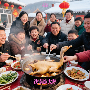 铁锅炖大鹅