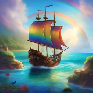 Piratengeschichte - Kapitän Piekebart Und Der Regenbogenrubin
