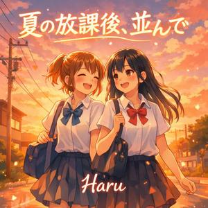 夏の放課後、並んで