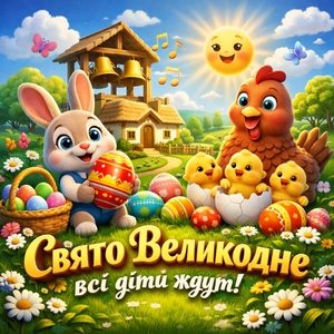 Свято Великоднє всі діти ждуть!