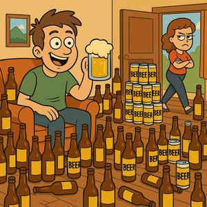 Ik drink alleen bier