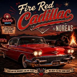Fire Red Cadillac
