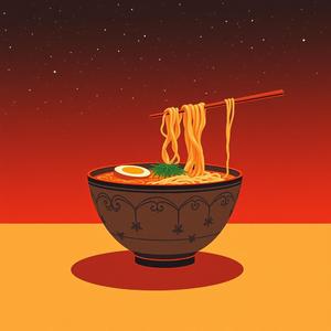 라면과 우동 사이