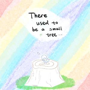 There used to be a small tree...