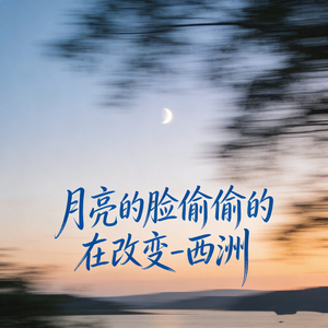 月亮的脸偷偷的在改变