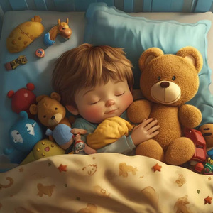 0-1岁宝宝哄睡轻音乐（子宫羊水声+水滴声）