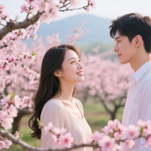 三月桃花等你来