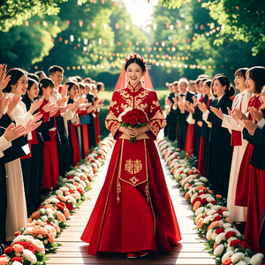 《迎宾》婚宴大厅 宾客入座 背景气氛