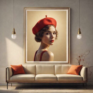 赤ベレーのピン