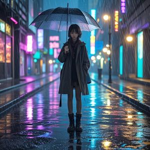 雨夜霓虹