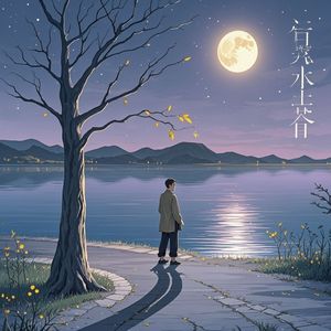 湖面的月光