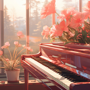 pink piano