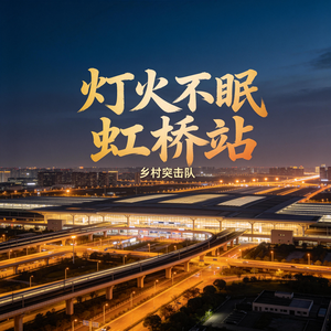 灯火不眠虹桥站