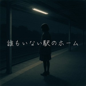 誰もいない駅のホーム