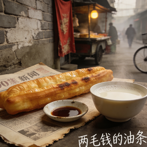 两毛钱的油条