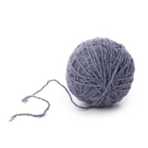 ball of yarn.