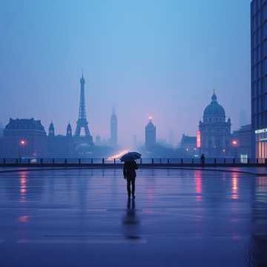 东京的雨落不到巴黎