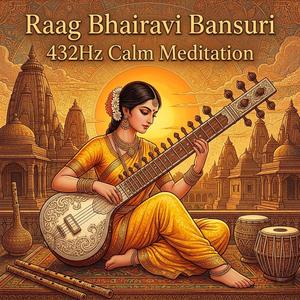 Raag Bhairavi Bansuri (432Hz Calm Meditation)