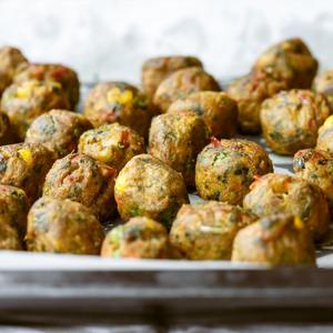 Vegane Kichererbsen Frikadellen