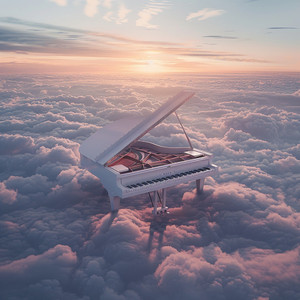 Aliento Pacífico Del Piano En Armonía