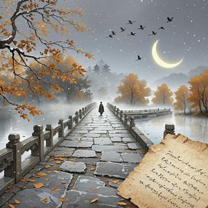 秋窗夜雨寄_宓小兮