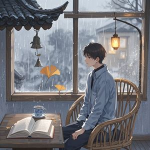 窗边的雨书_余生请