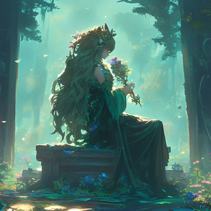 森の巫女になった少女