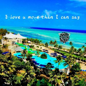 I love you more than I can say