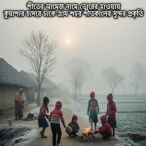 শীতের আমেজ নামে ভোরের হাওয়ায় কুয়াশার চাদরে ঢাকে গ্রাম শহর শীতকালের সুন্দর প্রকৃতি | Shiter Amej Name Bhorer Hawai Kuwashar Cadore Dhake Gram Shohor Shitkal Er Winter Sundor Prokriti