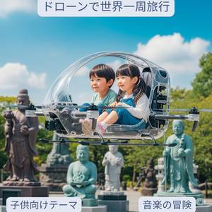 ドローンで世界一周旅行 - 子供向けテーマ