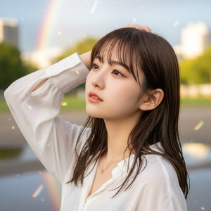 雨上がりの虹に誓って