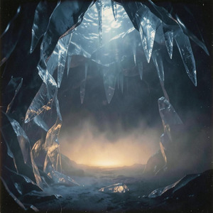 睡眠音楽：氷の洞窟に差し込む光