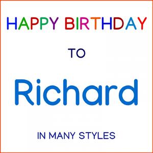 Happy Birthday To Richard - Techno