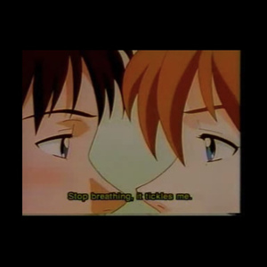 Stop breathing, it tickles me.