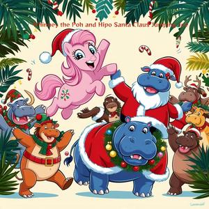 Whinney the Poh and Hipo Santa Claus Jumping Joe