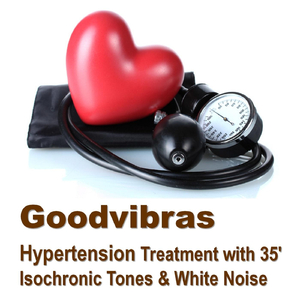 Hypertension Treatment With 35' Isochronic Tones & White Noise