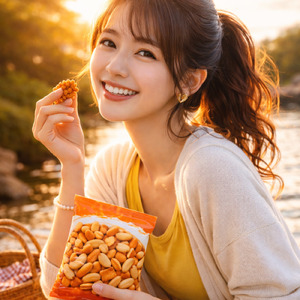 真っ赤な柿ぴー