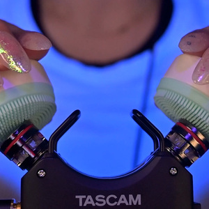 Scrubbies on the Tascam ASMR